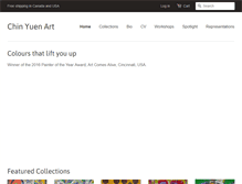 Tablet Screenshot of chinyuenart.com